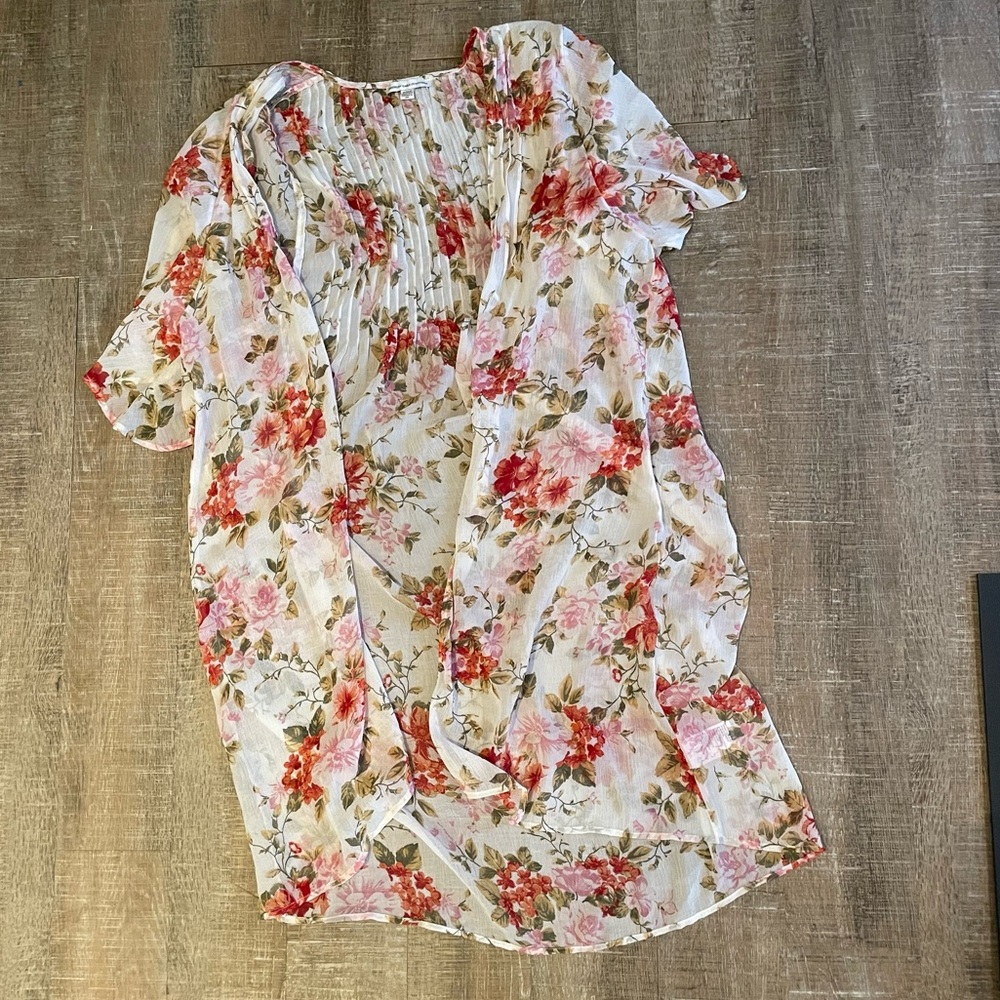 American eagle floral kimono